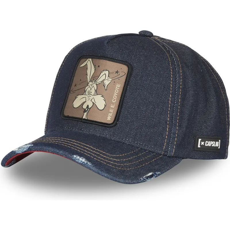 shapka-izvita-tmnosin-snapbek-denim-loo8-coy1-kojot-looney-tunes-ot-capslab