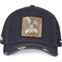 casquette-courbee-bleue-marine-denim-coyote-loo8-coy1-looney-tunes-capslab