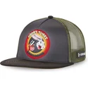 grau-grune-flat-brim-trucker-cap-bugs-bunny-und-daffy-duck-loo8-rin-looney-tunes-von-capslab