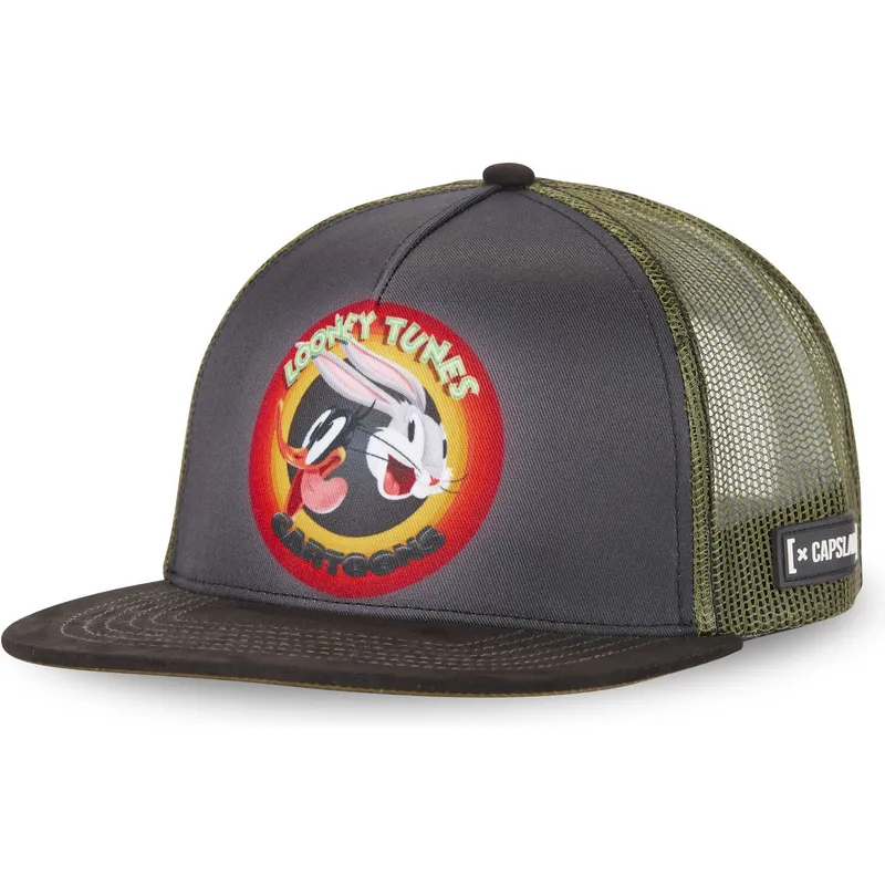 shapka-ploska-traker-siv-snapbek-loo8-rin-bgs-bni-i-paticata-lyuk-looney-tunes-ot-capslab