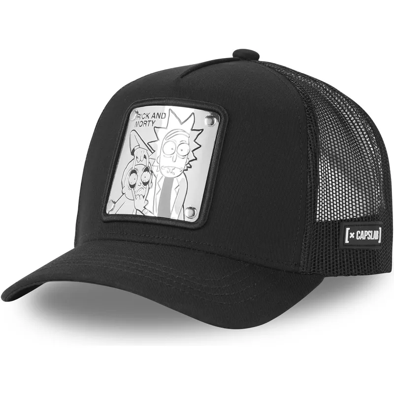 sort-trucker-kasket-rick-and-morty-loo3-fra-capslab