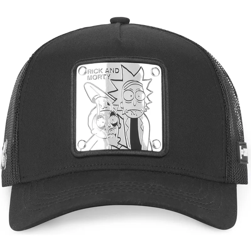 sort-trucker-kasket-rick-and-morty-loo3-fra-capslab