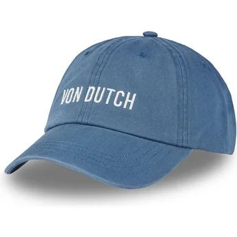 Justerbar blå buet kasket DC BL fra Von Dutch