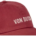 verstellbare-rote-curved-cap-dc-r-von-von-dutch