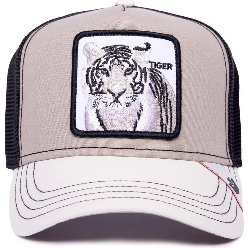 shapka-izvita-traker-siv-snapbek-tiger-mv-stripes-the-farm-mvp-the-farm-ot-goorin-bros