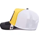 gul-hvid-og-sort-trucker-kasket-med-love-king-mv-lion-the-farm-mvp-fra-goorin-bros