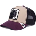 trucker-cap-beige-und-violett-panther-mv-panther-the-farm-mvp-von-goorin-bros