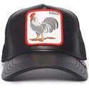 shapka-izvita-traker-cherna-snapbek-cock-will-prevail-the-farm-leather-the-farm-ot-goorin-bros