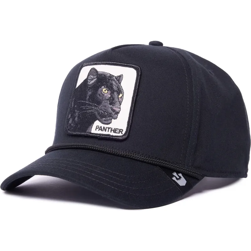shapka-izvita-cherna-snapbek-panther-100-the-farm-all-over-canvas-the-farm-ot-goorin-bros