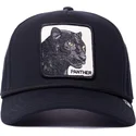 schwarze-gebogene-snapback-kappe-panther-panther-100-the-farm-all-over-canvas-von-goorin-bros