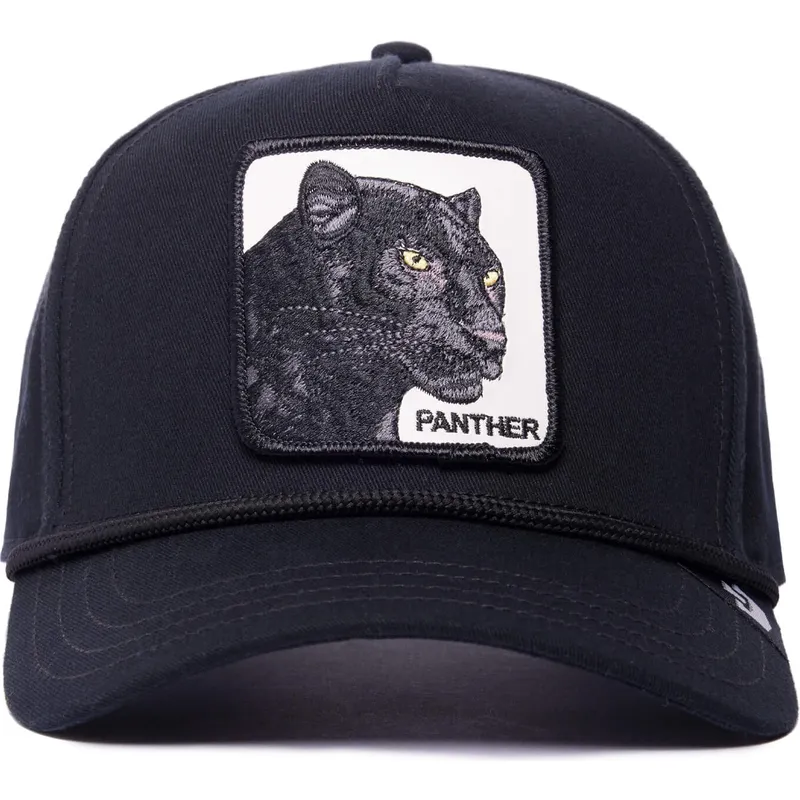 shapka-izvita-cherna-snapbek-panther-100-the-farm-all-over-canvas-the-farm-ot-goorin-bros
