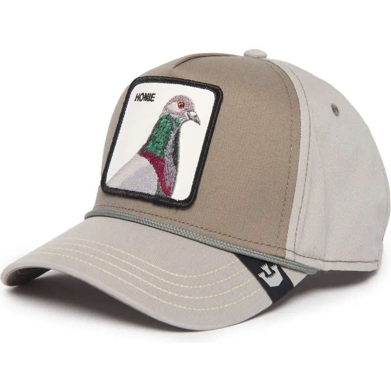shapka-izvita-siv-snapbek-paloma-homie-pigeon-100-the-farm-all-over-canvas-the-farm-ot-goorin-bros