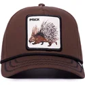 shapka-izvita-kafyav-snapback-na-gorra-curva-marron-snapback-puerco-espin-prick-porcupine-100-the-farm-all-over-canvas-the-farm-