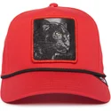 shapka-izvita-chervena-snapbek-panther-100-the-farm-all-over-canvas-the-farm-ot-goorin-bros