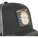 capslab-morty-smith-mo1-rick-und-morty-schwarze-trucker-kappe