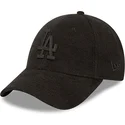 gorra-curva-negra-ajustable-con-logo-negro-9forty-towelling-de-los-angeles-dodgers-mlb-de-new-era