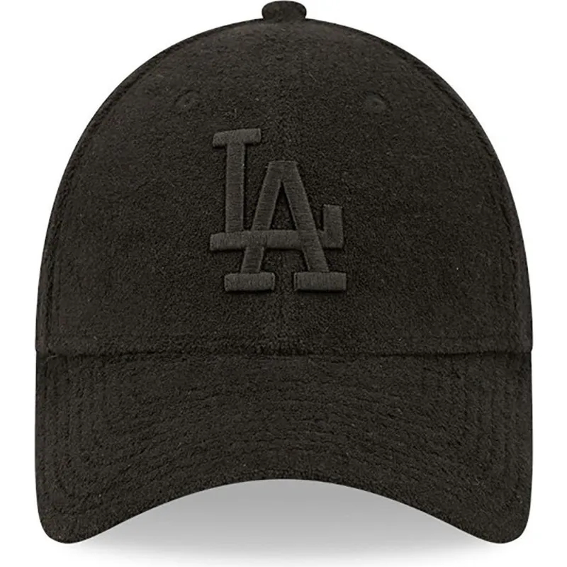 shapka-izvita-cherna-reguliruem-9forty-towelling-na-los-angeles-dodgers-mlb-ot-new-era