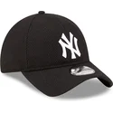 shapka-izvita-cherna-reguliruem-9twenty-herringbone-na-new-york-yankees-mlb-ot-new-era