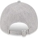 shapka-izvita-siv-reguliruem-9twenty-herringbone-na-new-york-yankees-mlb-ot-new-era