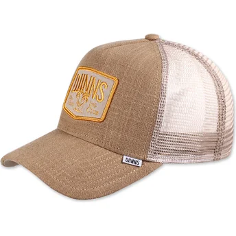 Djinns Hippy Canvas HFT кафява шапка тип Trucker