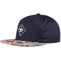 djinns-aztek-gummi-snapback-kasket-i-marinebla
