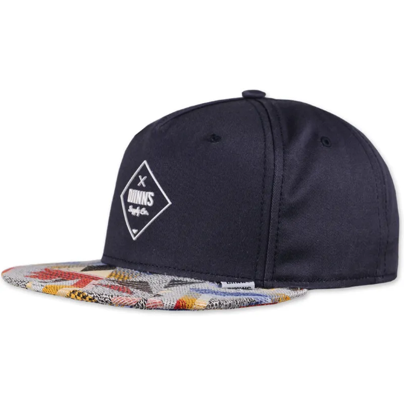 shapka-ploska-tmnosin-snapbek-rubber-aztek-ot-djinns
