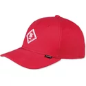 casquette-courbee-rouge-ajustable-brushed-twill-truefit-20-djinns