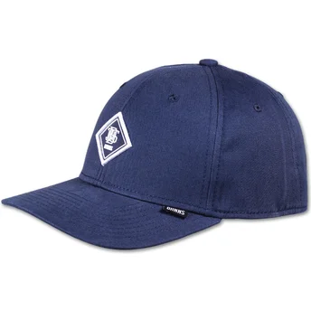 Djinns Шапка с Извита Козирка Brushed Twill TrueFit 2.0 Тъмносиня Регулируема