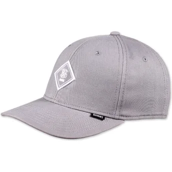 Djinns Шапка с Извита Козирка Brushed Twill TrueFit 2.0 Сива Регулируема