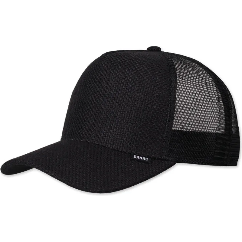 shapka-izvita-traker-cherna-snapbek-hft-cotton-mesh-ot-djinns