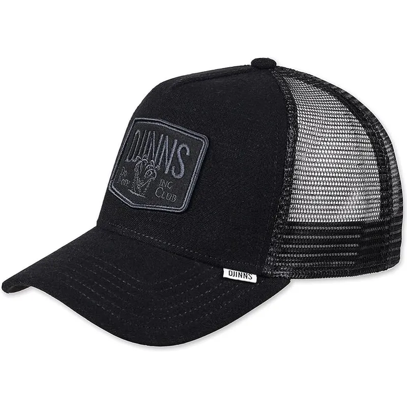 sort-hippy-canvas-hft-trucker-kasket-fra-djinns