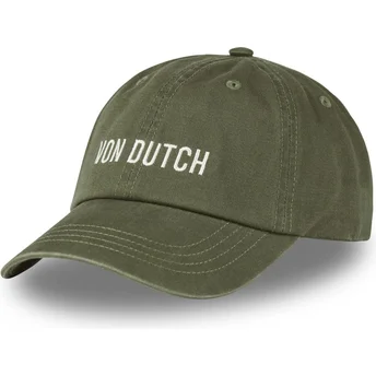 Шапка извита зелена регулируема DC K от Von Dutch