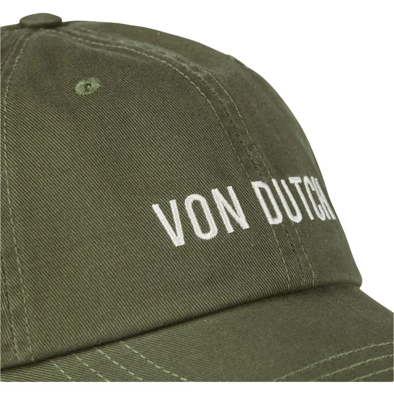 grune-verstellbare-gebogene-kappe-dc-k-von-von-dutch