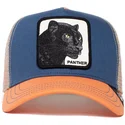 blaue-und-orangefarbene-trucker-kappe-panther-the-panther-the-farm-von-goorin-bros