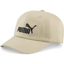 shapka-izvita-bezhov-reguliruem-essentials-no1-ot-puma
