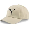 shapka-izvita-bezhov-reguliruem-essentials-cat-ot-puma