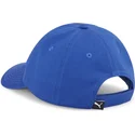 puma-essentials-cat-logo-verstellbare-blaue-kinderkappe-mit-gebogenem-schirm