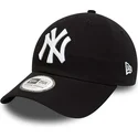 shapka-izvita-cherna-reguliruema-9twenty-league-essential-na-new-york-yankees-mlb-ot-new-era
