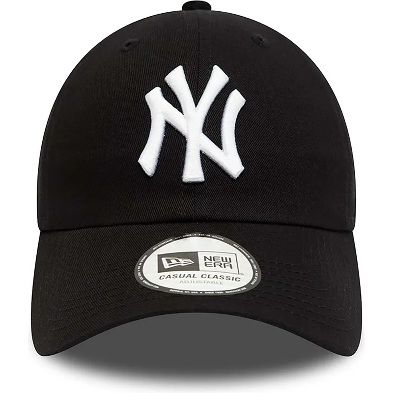 shapka-izvita-cherna-reguliruema-9twenty-league-essential-na-new-york-yankees-mlb-ot-new-era