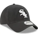 schwarze-verstellbare-9twenty-core-classic-kappe-der-chicago-white-sox-mlb-von-new-era