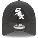 new-era-izvita-kozirka-9twenty-core-classic-chicago-white-sox-mlb-cherna-reguliruema-shapka