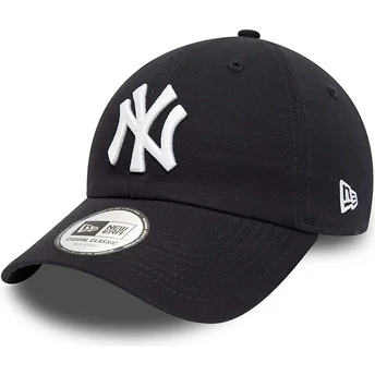 Justerbar marineblå buet kasket 9TWENTY League Essential fra New York Yankees MLB fra New Era