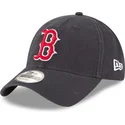 new-era-izvita-periferiya-9twenty-core-classic-boston-red-sox-mlb-tmnosinya-reguliruema-shapka
