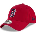 boston-red-sox-mlb-new-era-9twenty-core-classic-justerbar-rod-buet-kasket-med-marineblat-logo