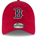 shapka-izvita-chervena-reguliruem-9twenty-core-classic-na-boston-red-sox-mlb-ot-new-era