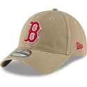 shapka-izvita-kafyav-reguliruema-9twenty-core-classic-na-boston-red-sox-mlb-ot-new-era