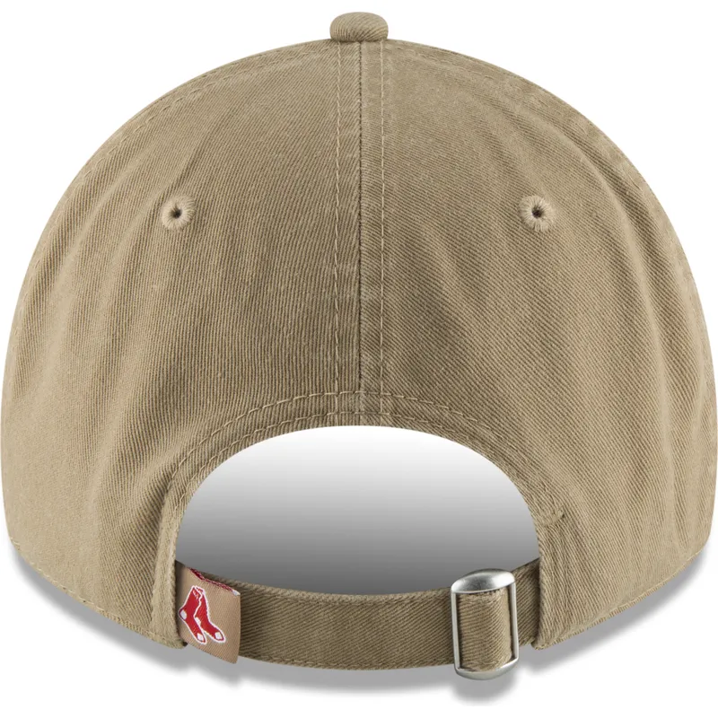 shapka-izvita-kafyav-reguliruema-9twenty-core-classic-na-boston-red-sox-mlb-ot-new-era