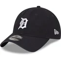 9twenty-core-classic-verstellbare-dunkelblaue-kappe-der-detroit-tigers-mlb-von-new-era