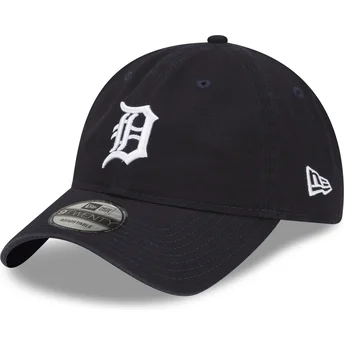 New Era Извита Периферия 9TWENTY Core Classic Detroit Tigers MLB Тъмносиня Регулируема Шапка