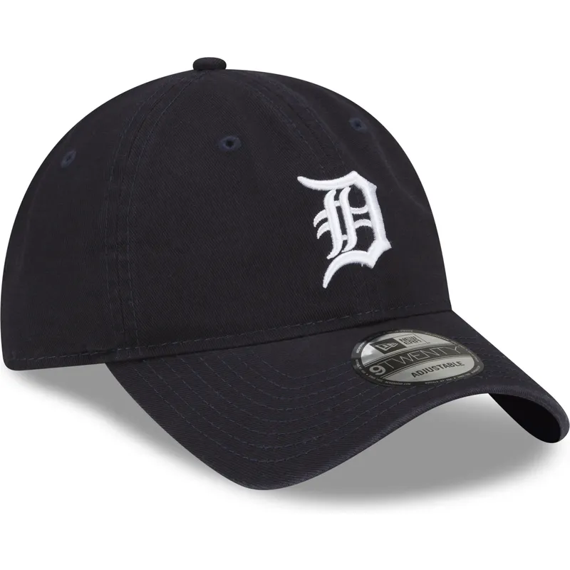 marineblaue-verstellbare-gebogene-kappe-9twenty-core-classic-der-detroit-tigers-mlb-von-new-era